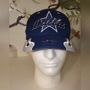 Dallas Cowboys Cap Blue Silver White Adult Size Nwot Texas Team Pro Football